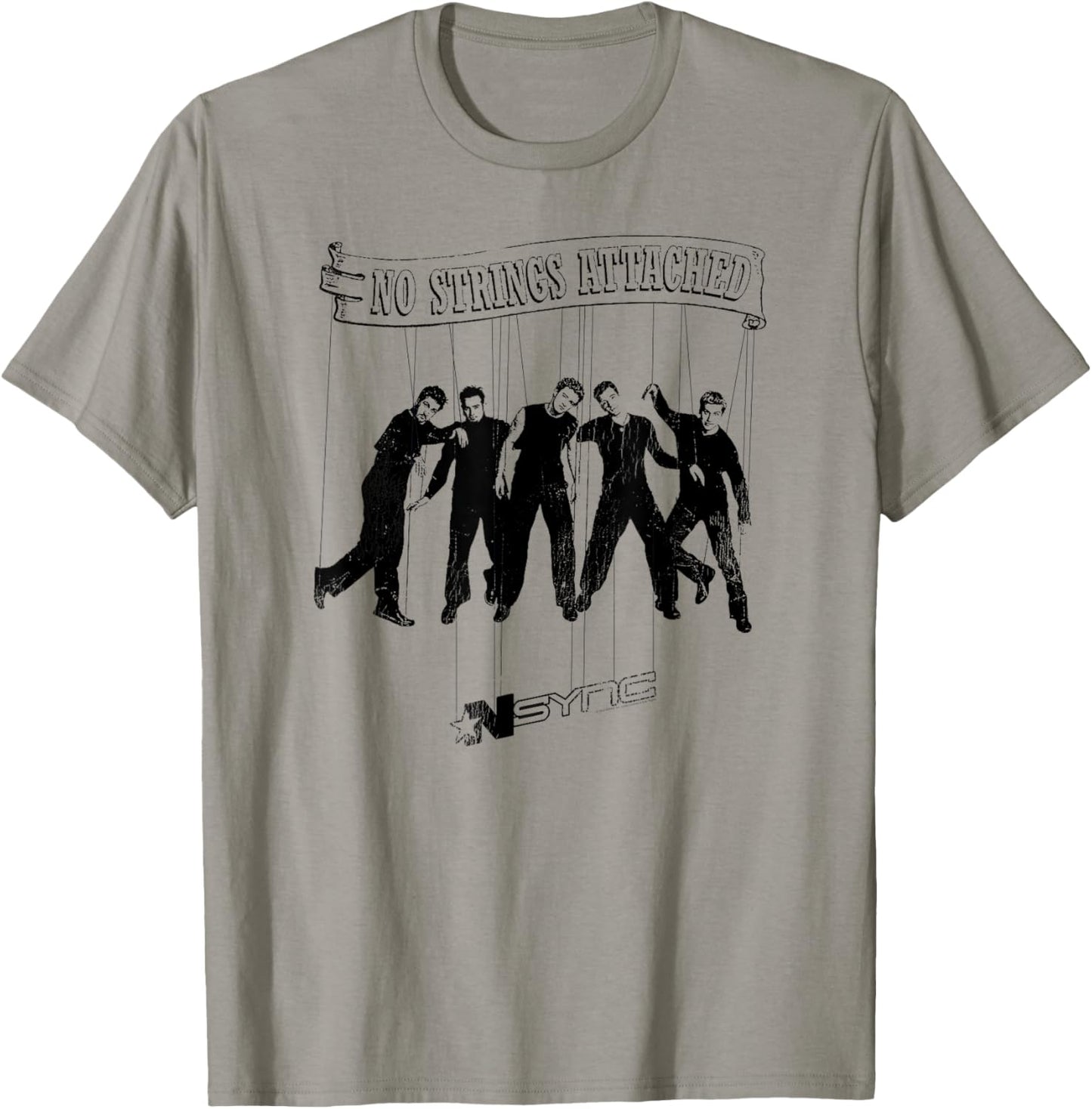 NSYNC Official No Strings Attached T-Shirt - T-Shirt | Sand