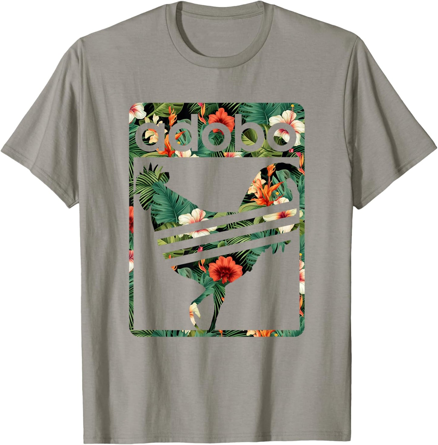 Vintage Floral Pinoy Adobo T-Shirt - T-Shirt | Sand