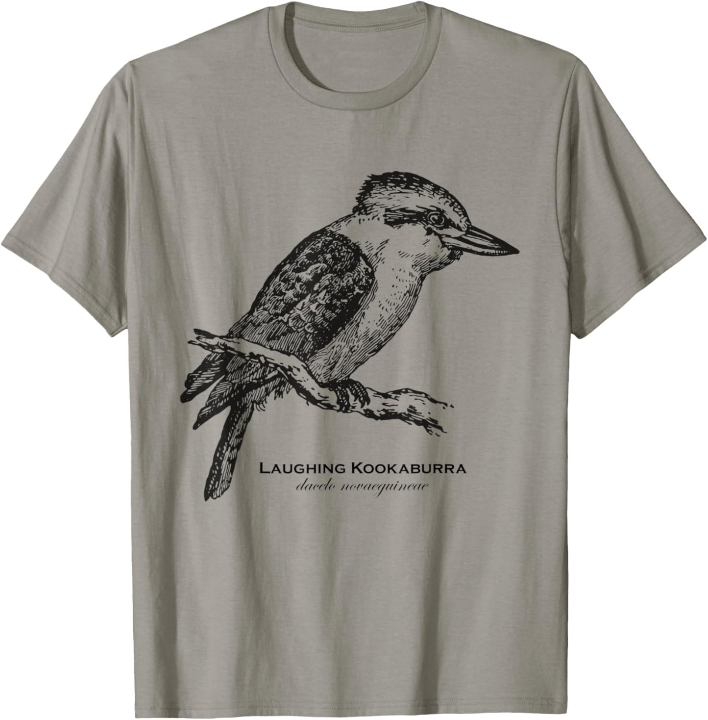 Vintage Animal Retro Wildlife Kookaburra T-Shirt - T-Shirt | Sand