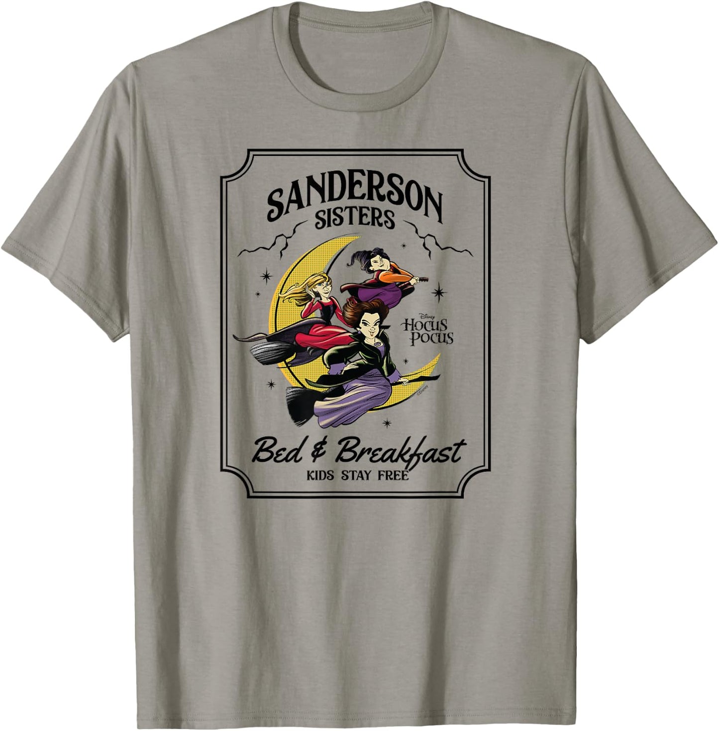 Hocus Pocus - Sanderson Sisters Bed & Breakfast T-Shirt - T-Shirt | Sand