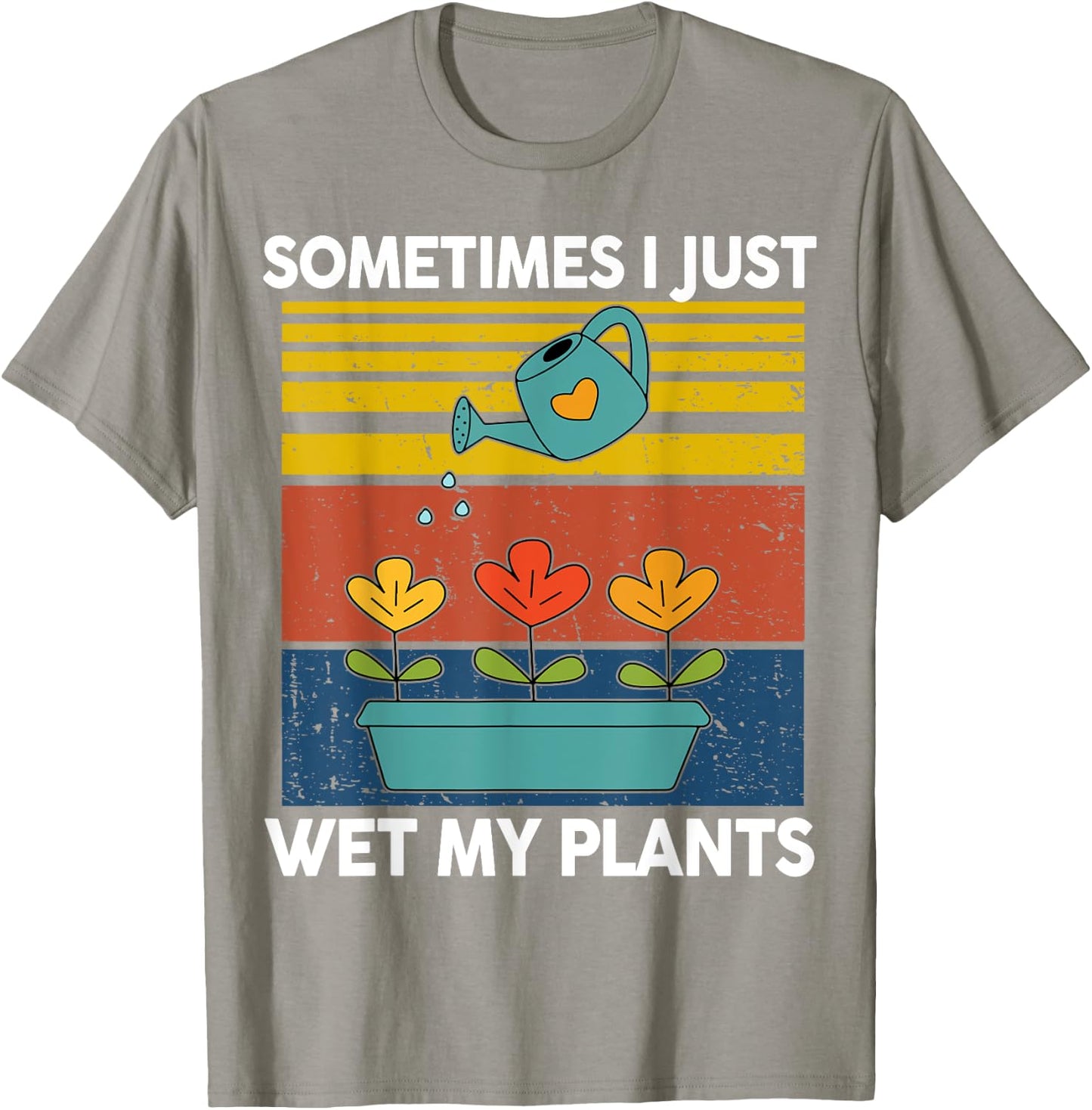 Garden-Shirt Sometime I Just Wet My Plant Funny Mom Women T-Shirt - T-Shirt | Sand