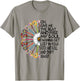 Oh Give Me The Beat And Free My Soul Hippie Guitar Daisy T-Shirt - T-Shirt | Sand
