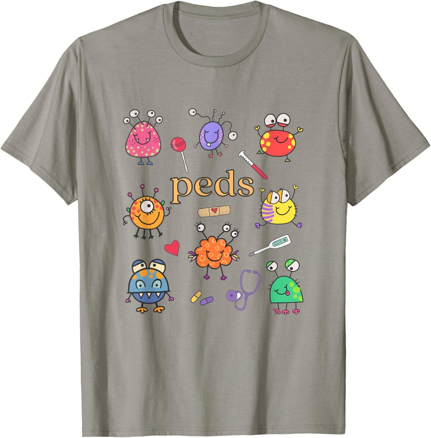Pediatric Nurse PEDS Nurse PEDS Crew RN Pediatric Emergency T-Shirt - T-Shirt | Sand