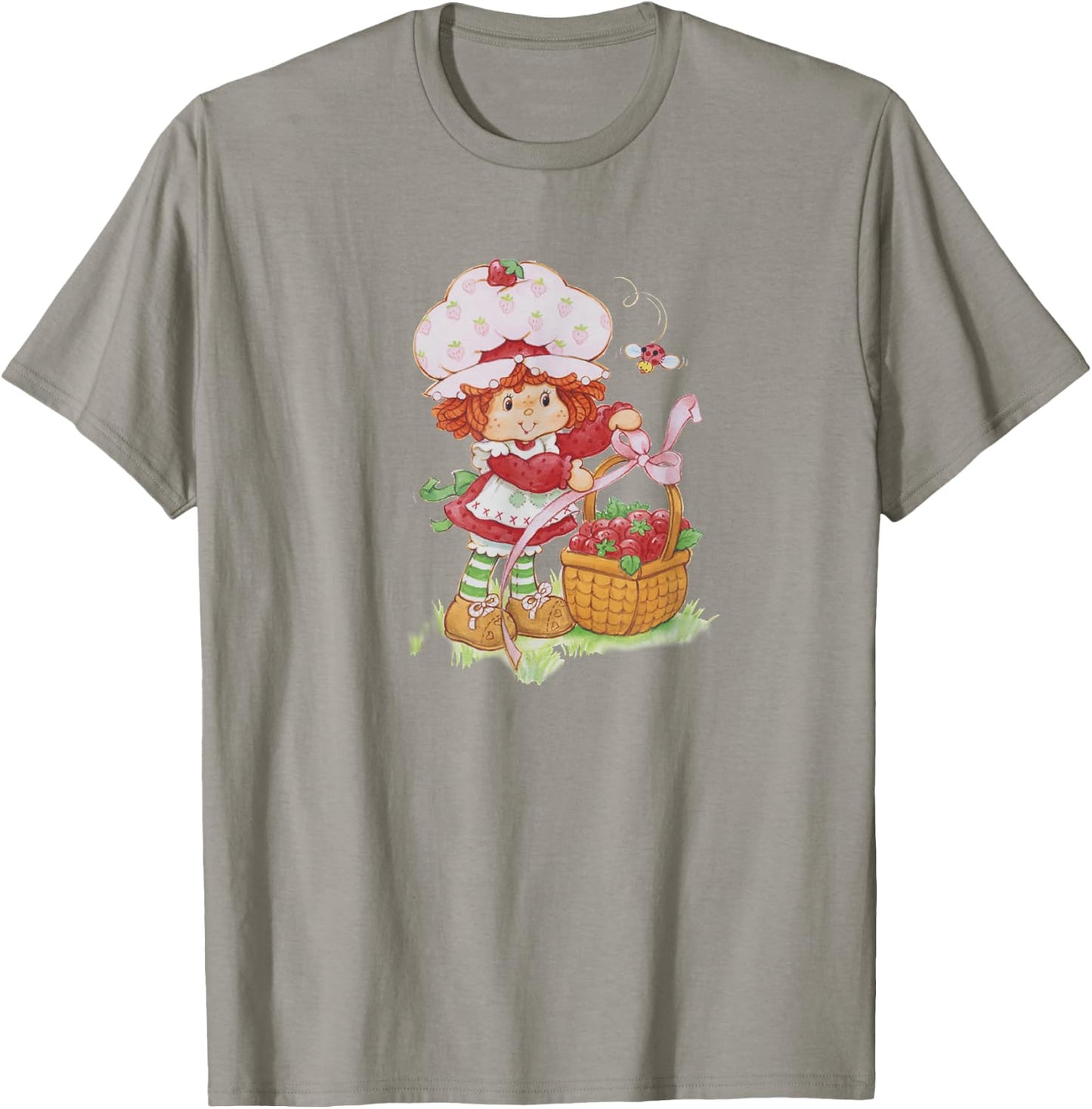 Strawberry Shortcake Berry Basket Portrait T-Shirt - T-Shirt | Sand