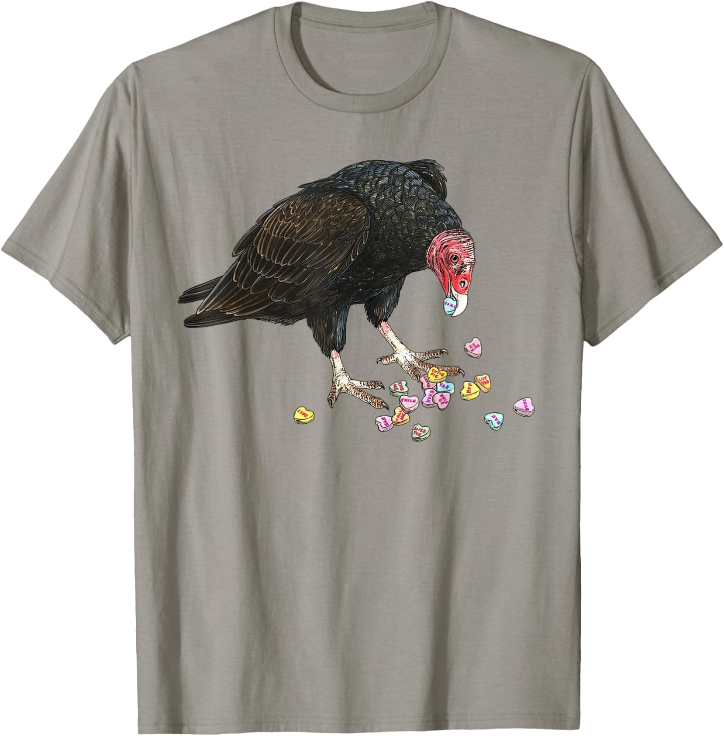 Eat Your Heart Out Turkey Vulture Snack Attack T-Shirt - T-Shirt | Sand