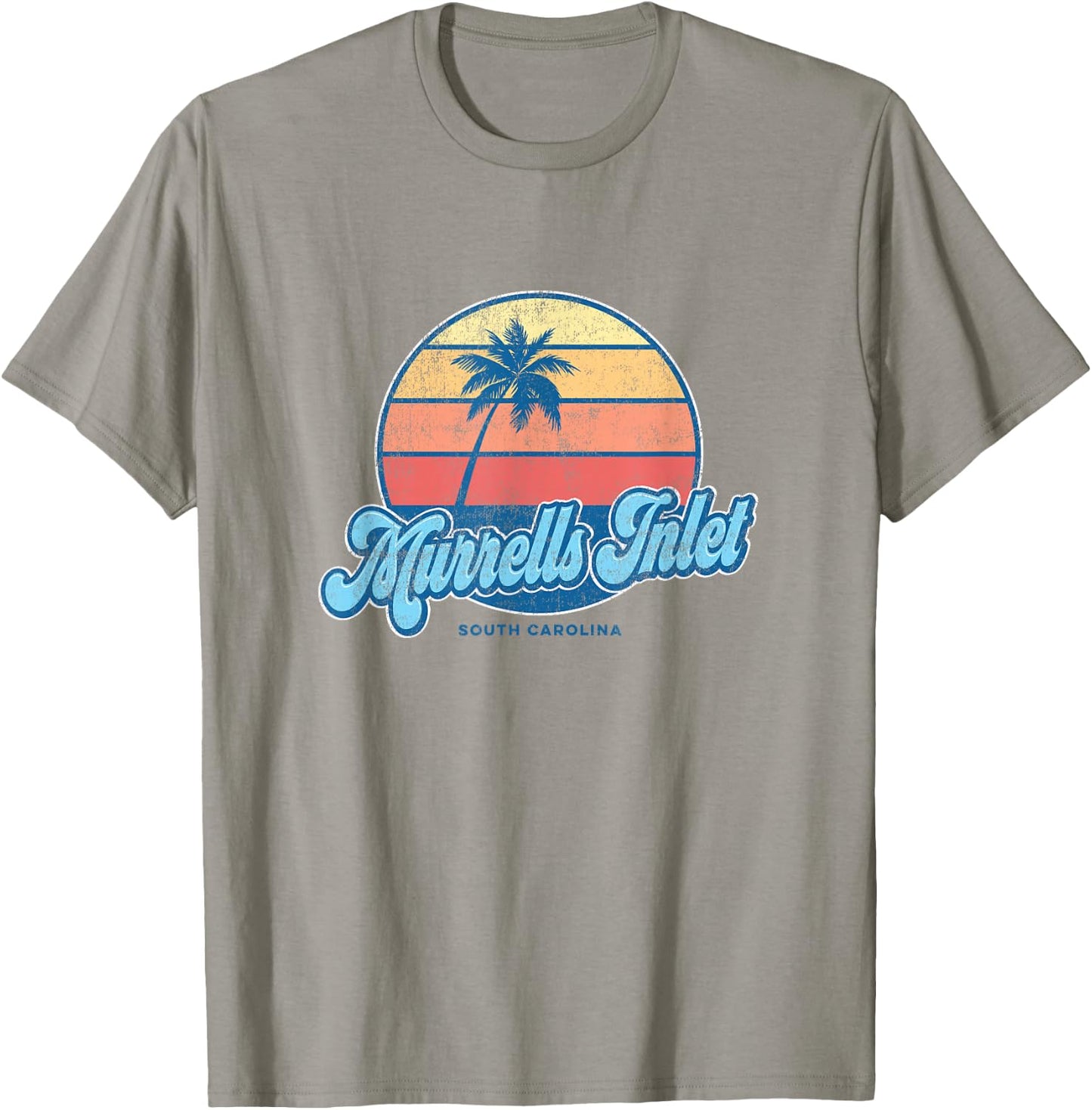 Vintage Murrells Inlet South Carolina SC Classic 70s Retro S T-Shirt - T-Shirt | Sand