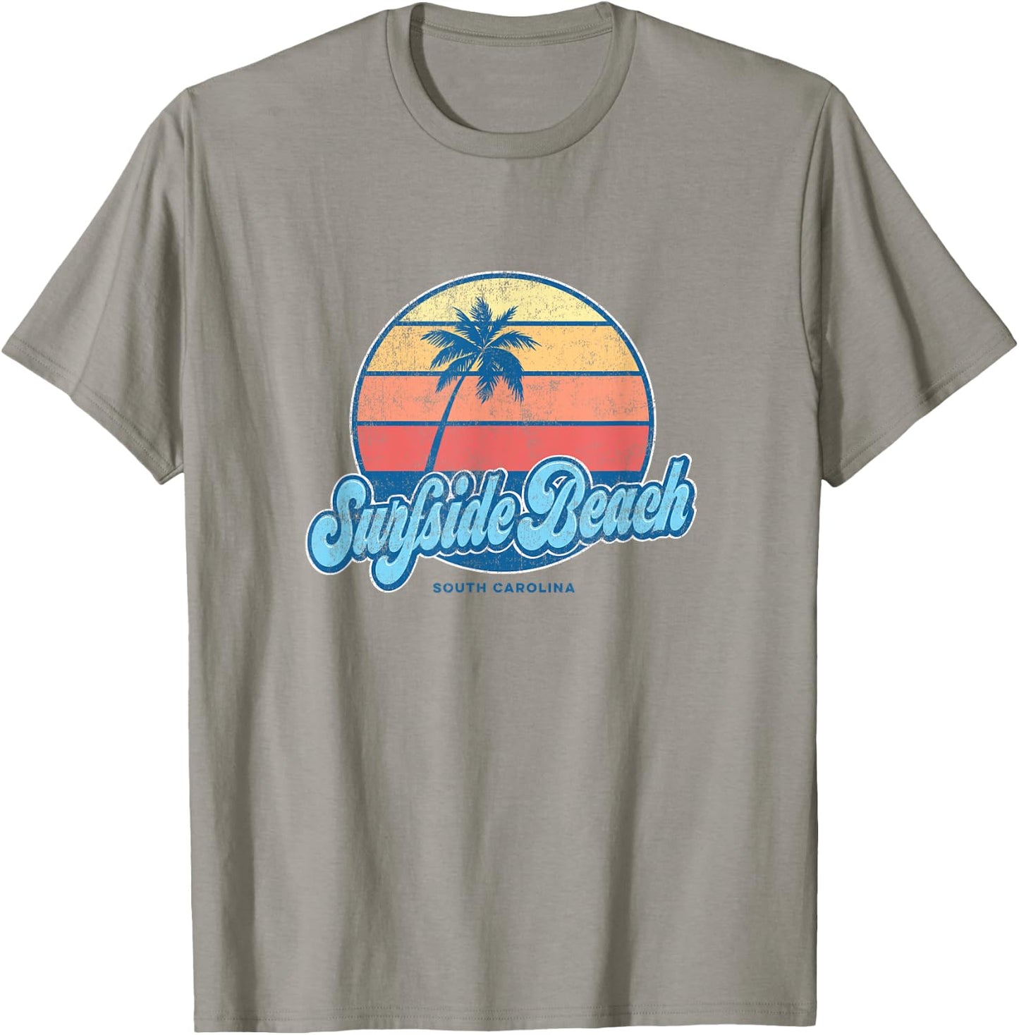 Vintage Surfside Beach South Carolina SC Classic 70s Retro S T-Shirt - T-Shirt | Sand