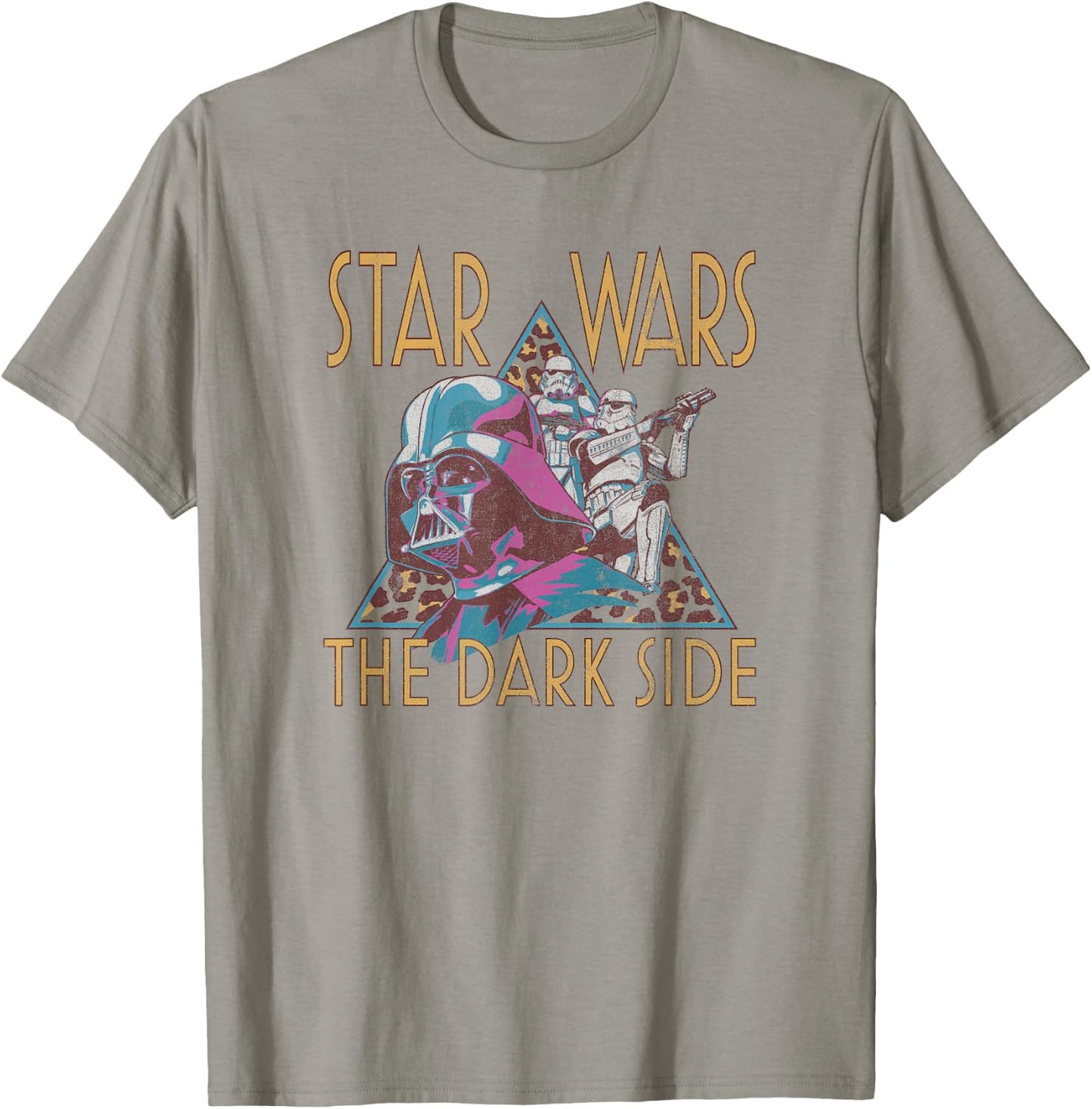 Star Wars Darth Vader The Dark Side Leopard Print Box Up T-Shirt - T-Shirt | Sand