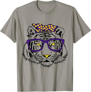 Purple & Gold Vibes, Purple & Gold Squad, Love Purple & Gold T-Shirt - T-Shirt | Sand