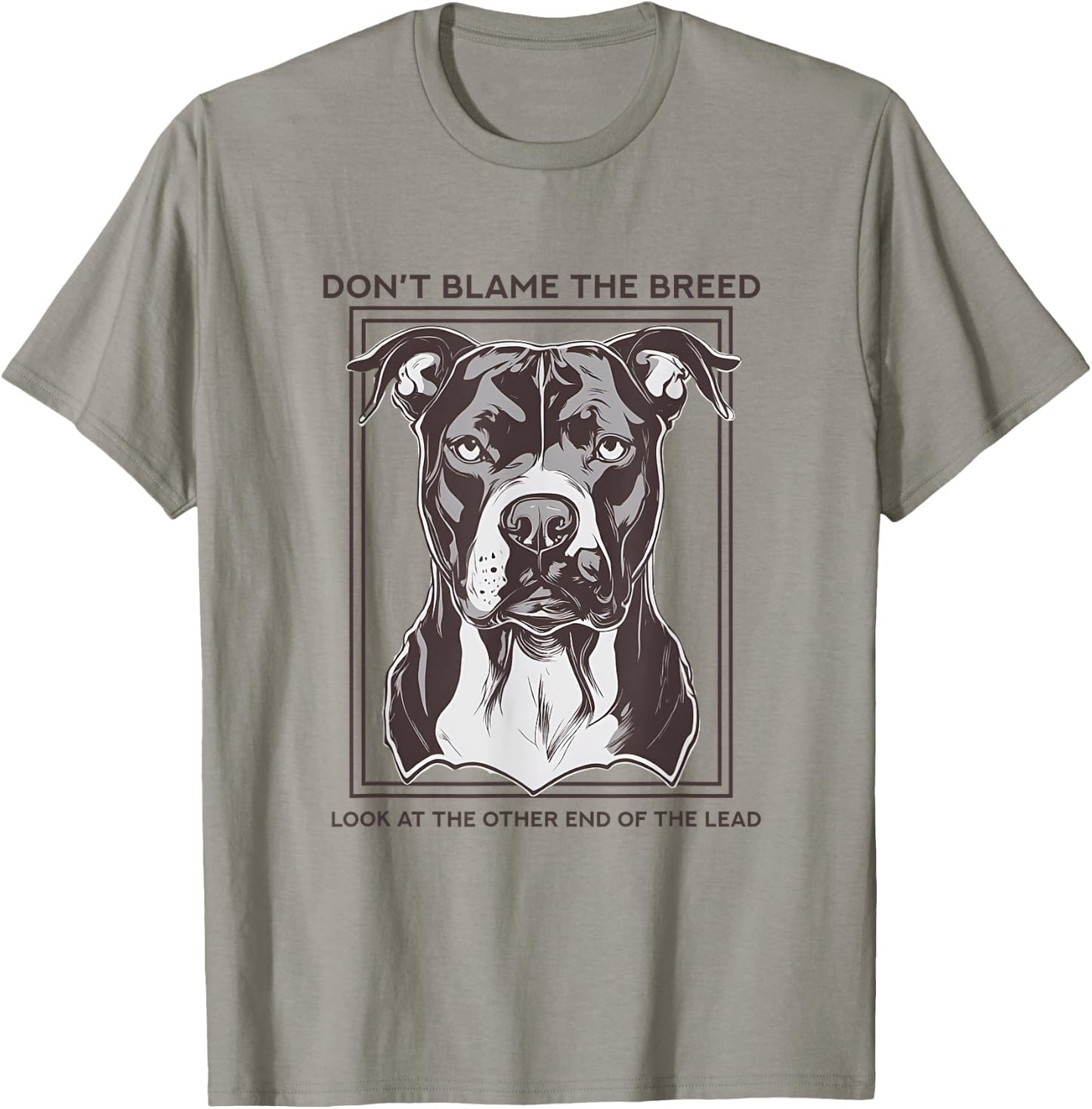 Don't Blame The Breed, XL Bully, Pitbull, Mastif T-Shirt - T-Shirt | Sand