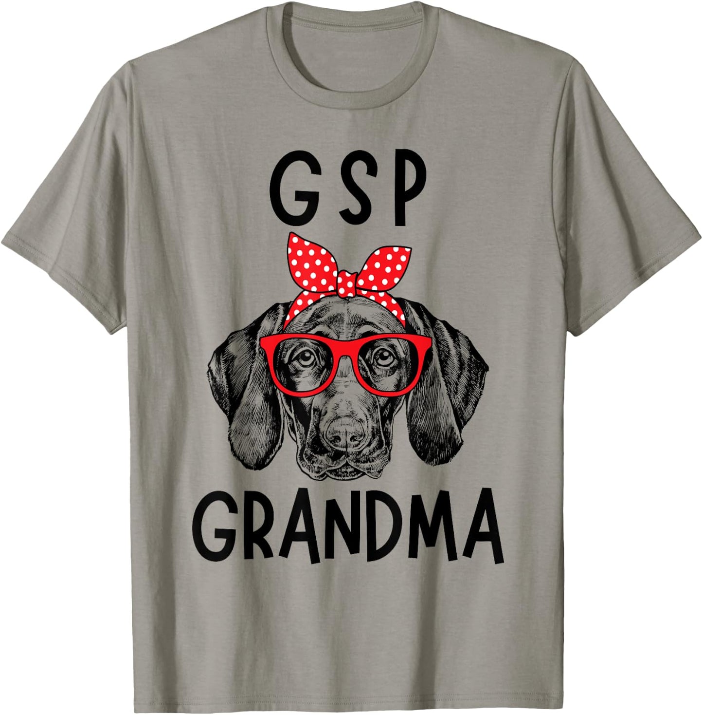 GSP Grandma German Shorthaired Pointer Dog Nana Mother's Day T-Shirt - T-Shirt | Sand