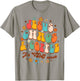 Christian Religious Funny Jesus Chaos Coffee It's VBS Week T-Shirt - T-Shirt | Sand