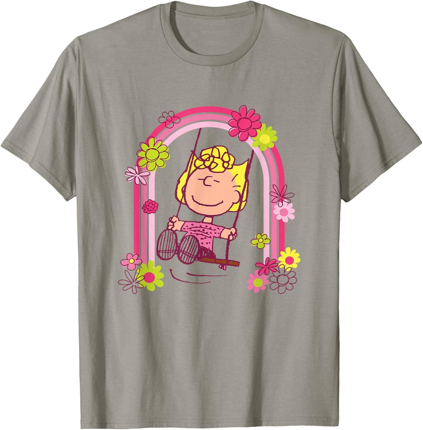 Peanuts - Sally Rainbow Swing T-Shirt - T-Shirt | Sand