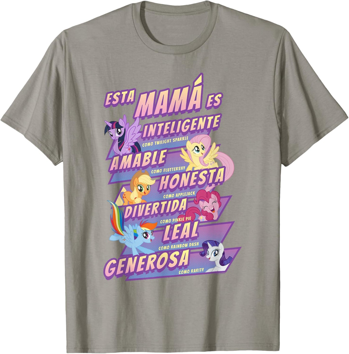 My Little Pony: Friendship Is Magic Mother's Day Spanish T-Shirt - T-Shirt | Sand