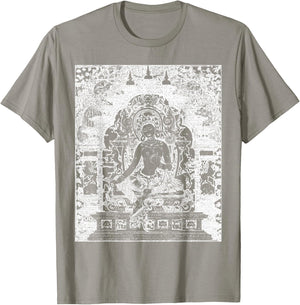 Green Tara Mantra Buddha Tibetan Vajrayana Buddhism T-Shirt - T-Shirt | Sand