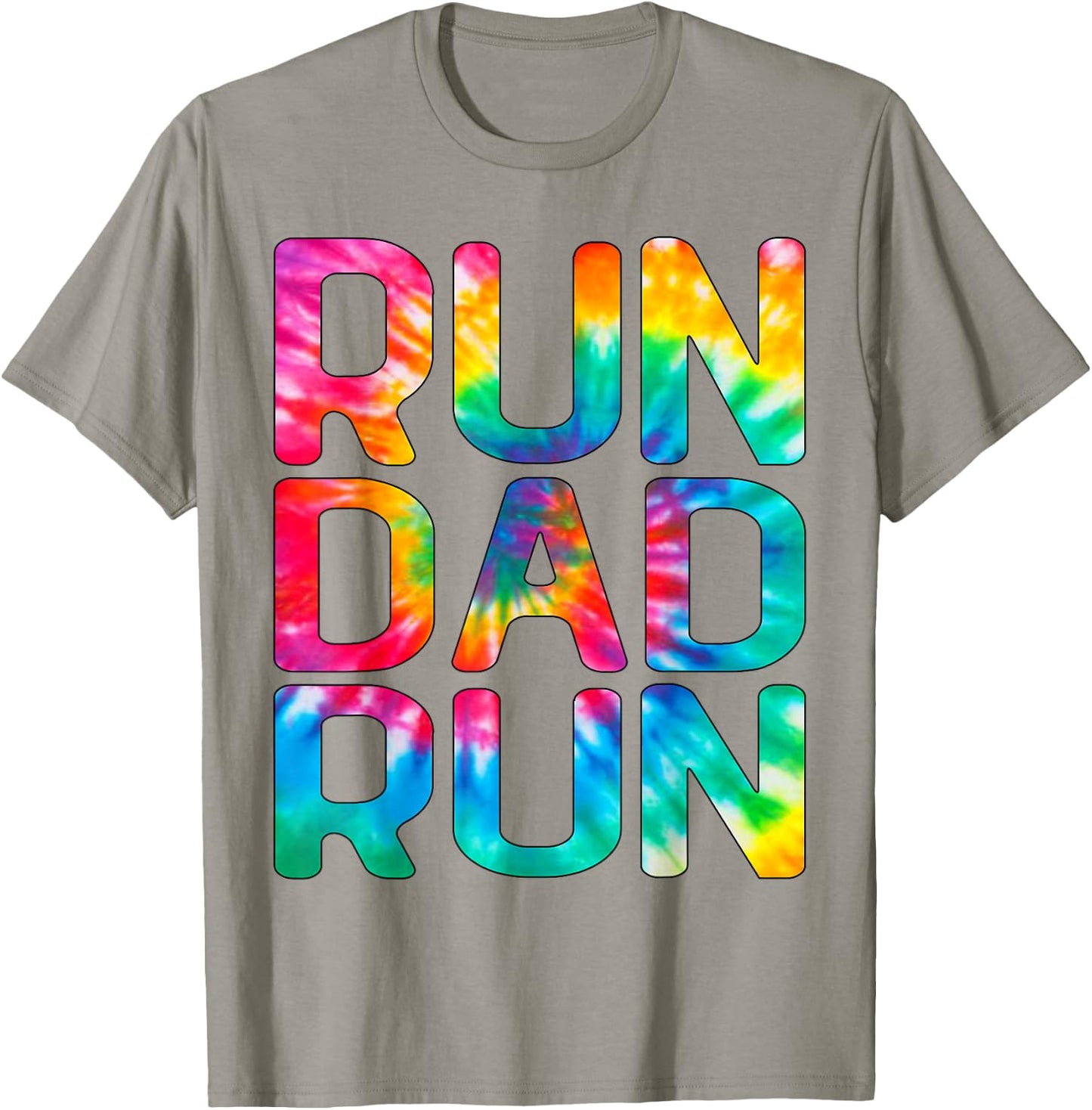 Run Dad Run Marathon Running Spectator T-Shirt - T-Shirt | Sand