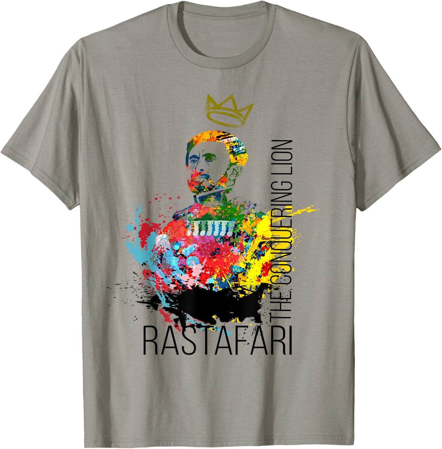 Haile Selassie Portrait T-Shirt - T-Shirt | Sand