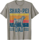 Dog Shar-Pei Dad - Vintage Shar Pei Dad T-Shirt - T-Shirt | Sand