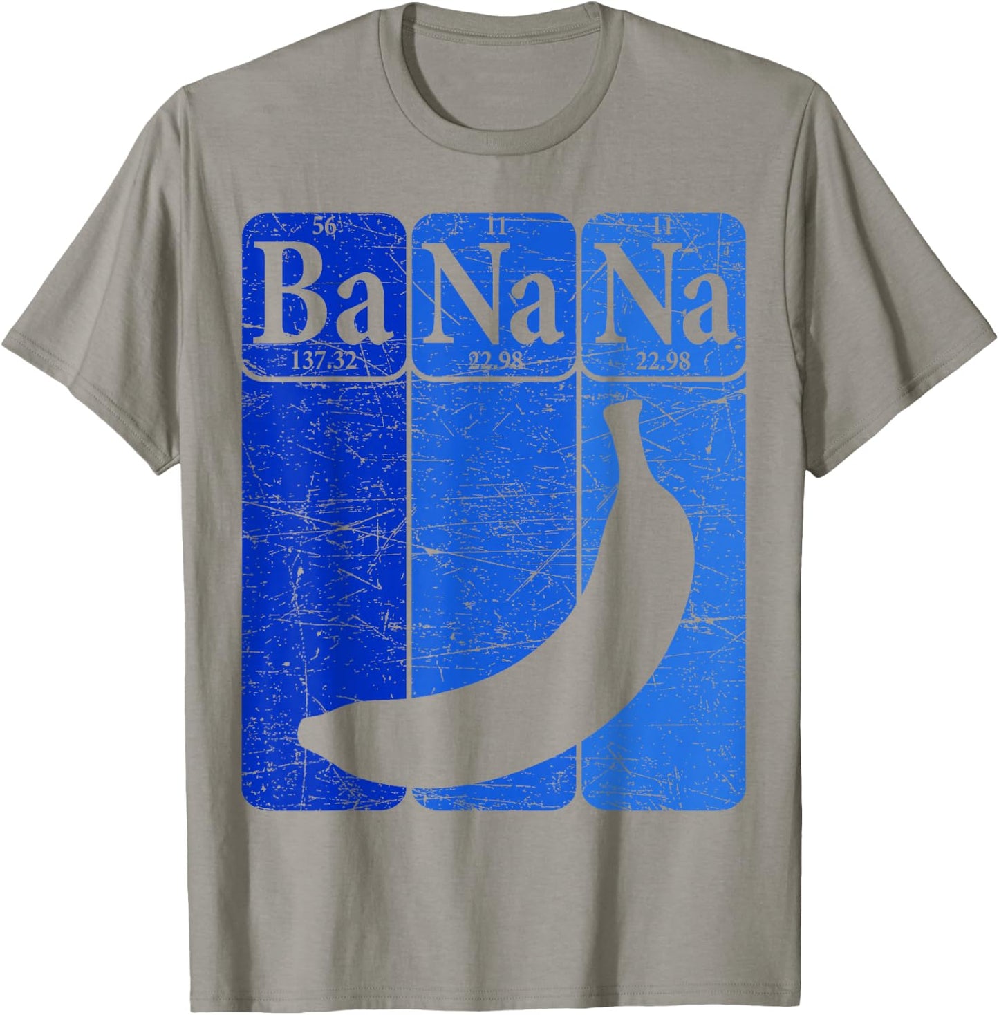 Banana Periodic Table Elements Banana Lover Fruit Nerd T-Shirt - T-Shirt | Sand