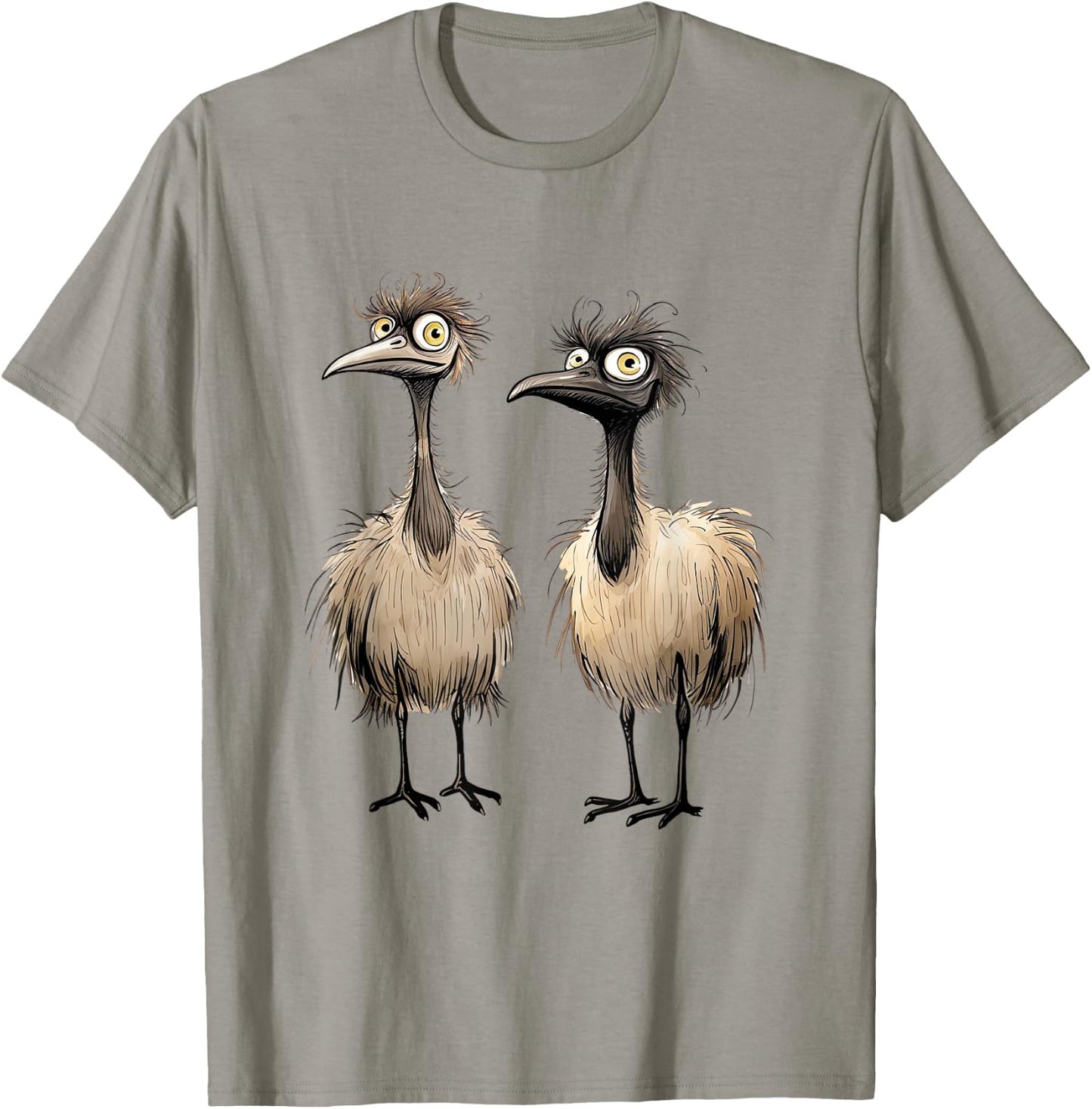Silly Wacky Bird Shirt Coots Bird Super Funny T-Shirt - T-Shirt | Sand