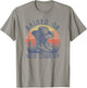 Vintage Western Raised On 90's Country Music Cowboy Hat T-Shirt - T-Shirt | Sand