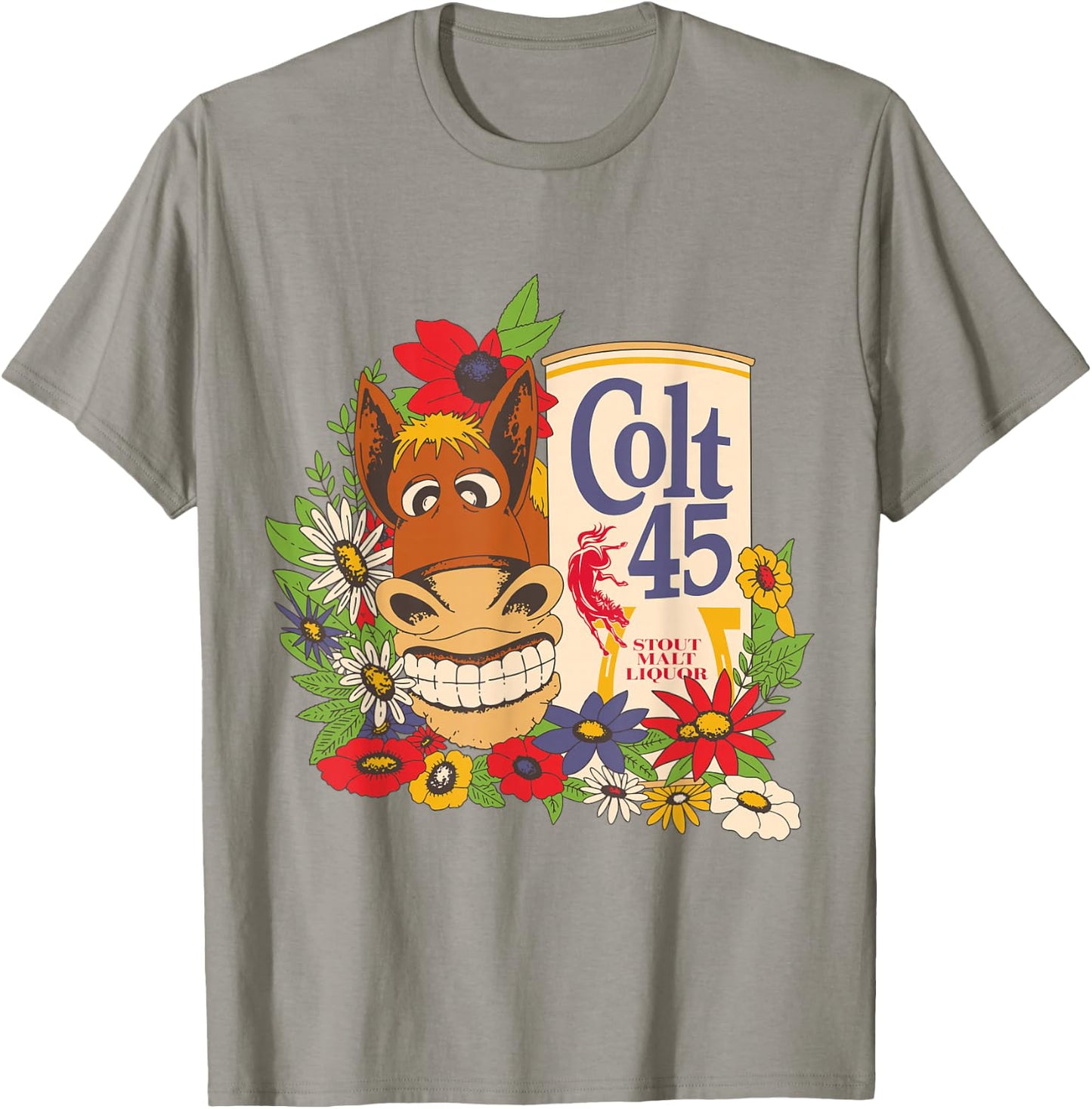 Colt 45 Classic Floral Donkey T-Shirt - T-Shirt | Sand