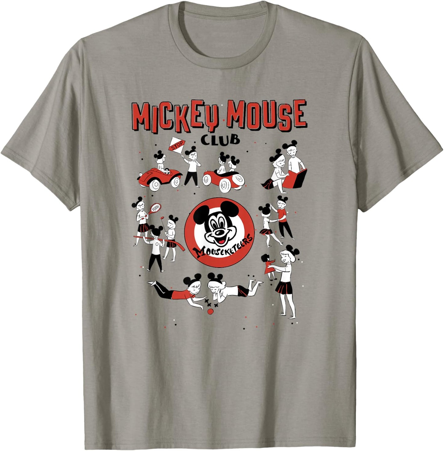 Disney Mickey and Friends Mouseketeers Mickey Mouse Icons T-Shirt - T-Shirt | Sand