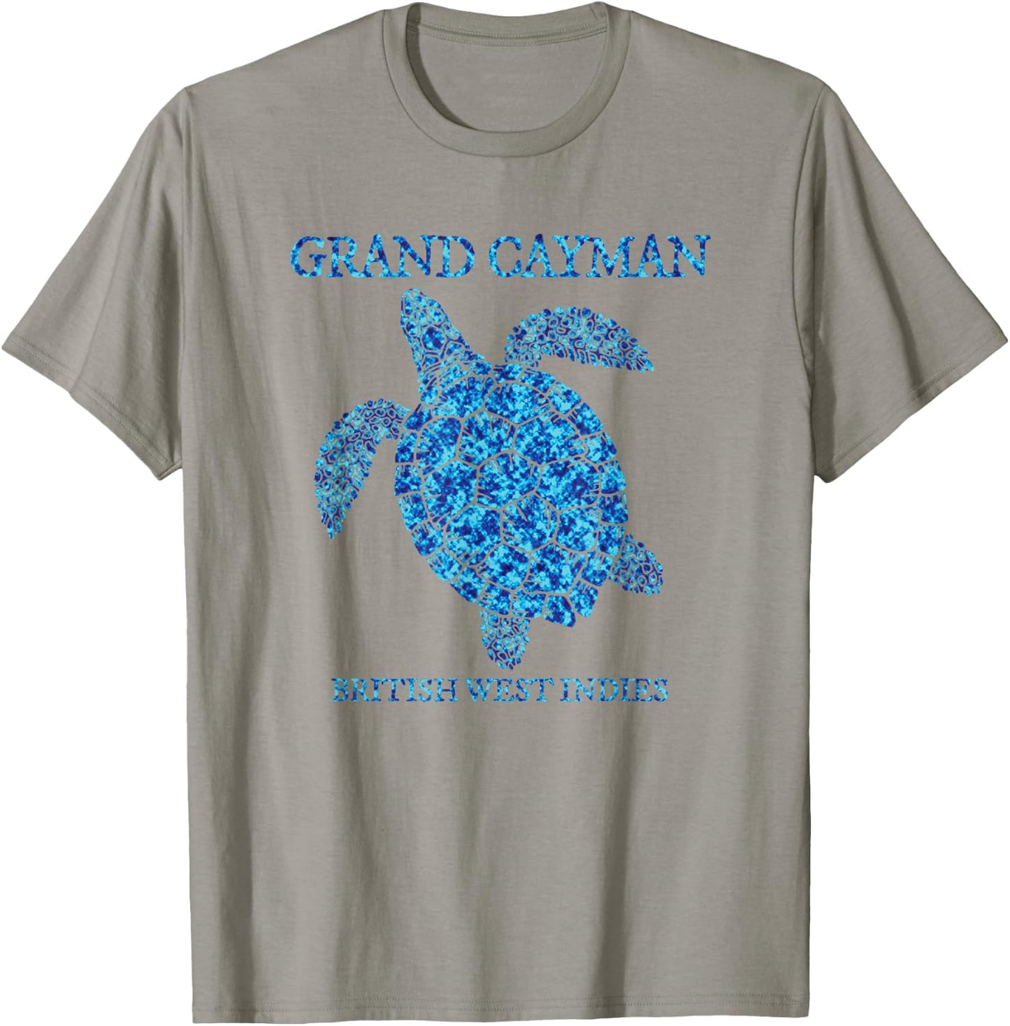 Retro Grand Cayman Islands Sea Turtle Graphic Vintage T-Shirt - T-Shirt | Sand