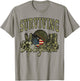 Surviving Deployment Red Friday Military US Flag Army Family T-Shirt - T-Shirt | Sand