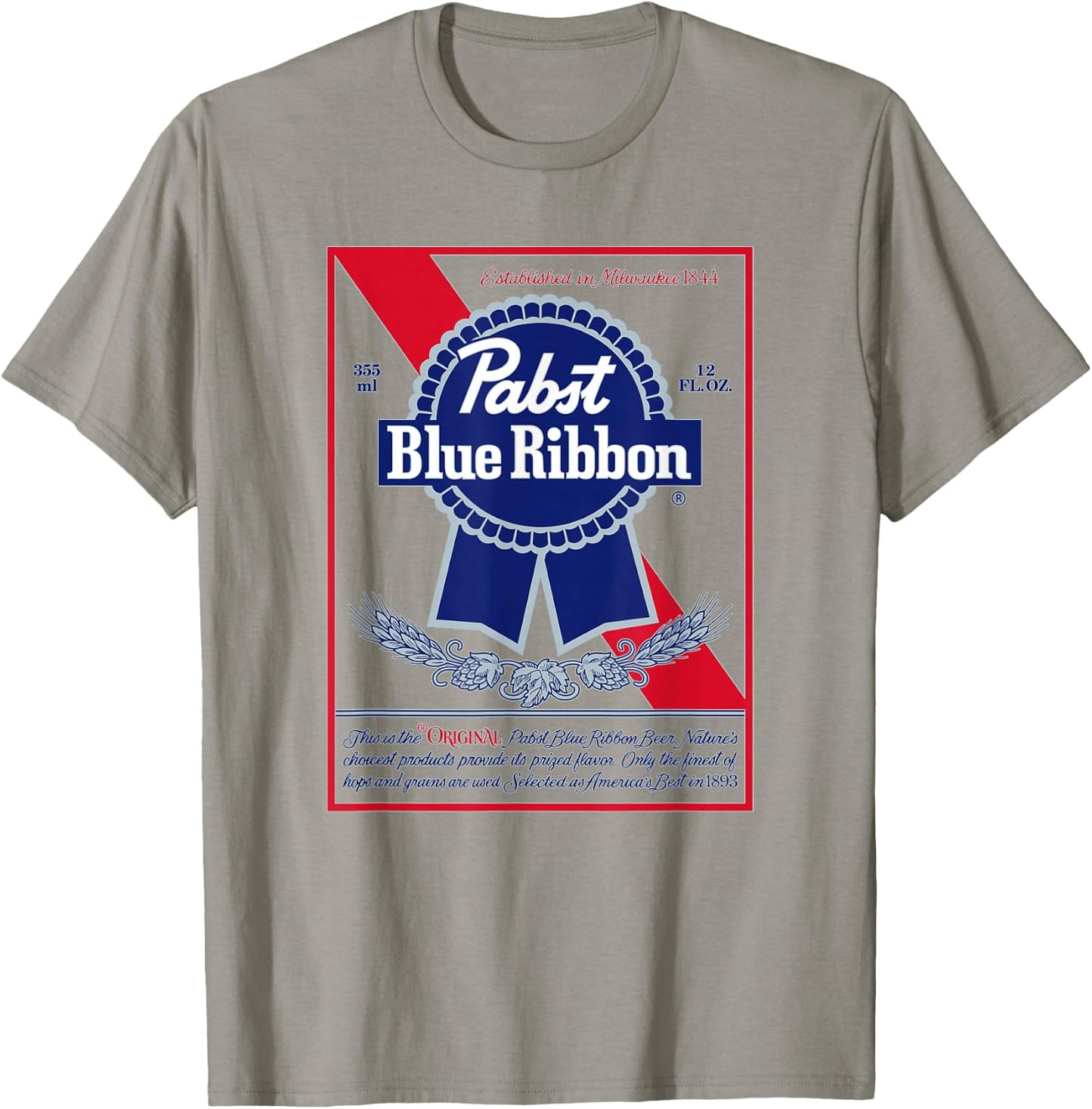 Pabst Blue Ribbon Classic T-Shirt - T-Shirt | Sand