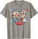 Retro USA Groovy 4th Of July Funny Hot Dog Hamburger US Flag T-Shirt - T-Shirt | Sand