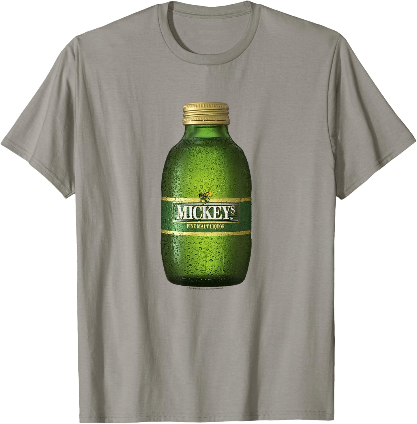 Coors Brewing Company Mickey's Fine Malt Liquor Epic Bottle T-Shirt - T-Shirt | Sand