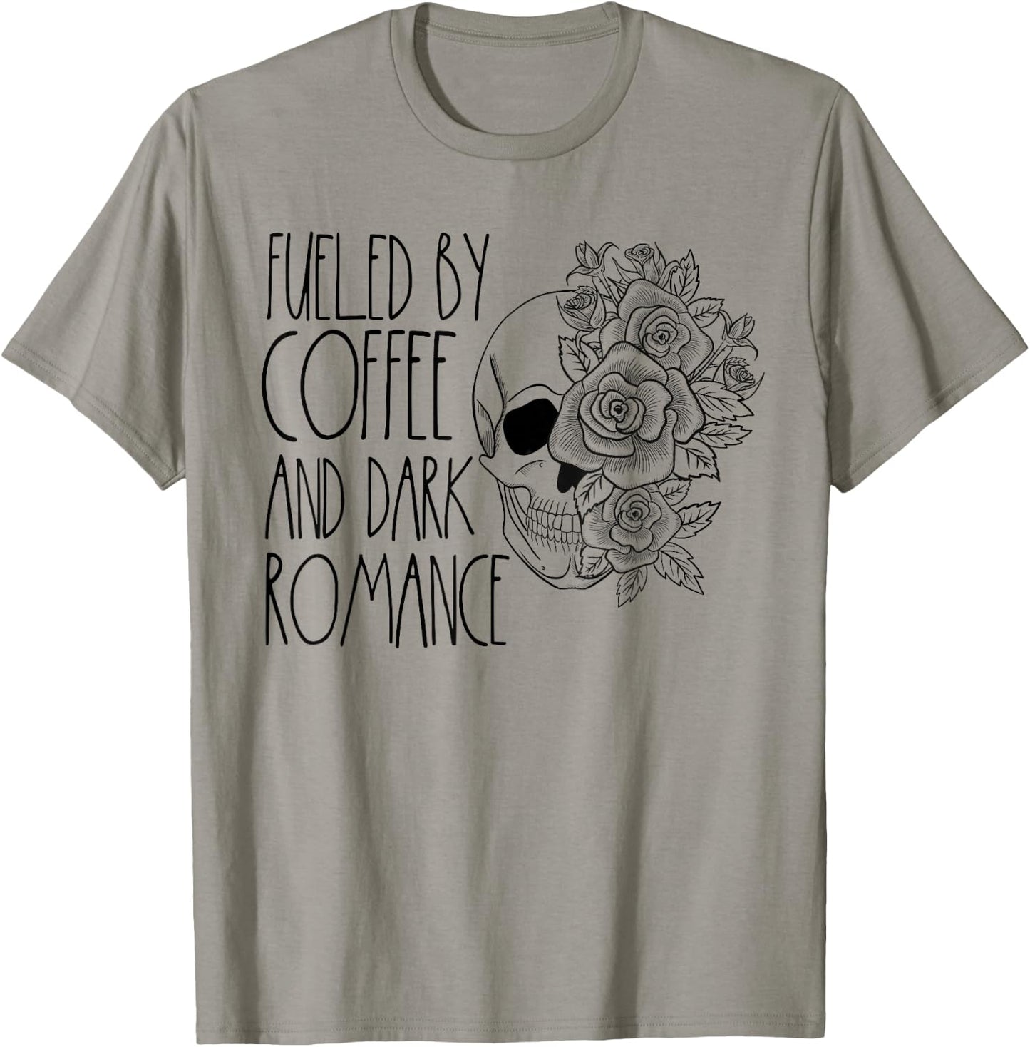 Dark Romance Reader Women Coffee Lover Spicy Book Merch T-Shirt - T-Shirt | Sand