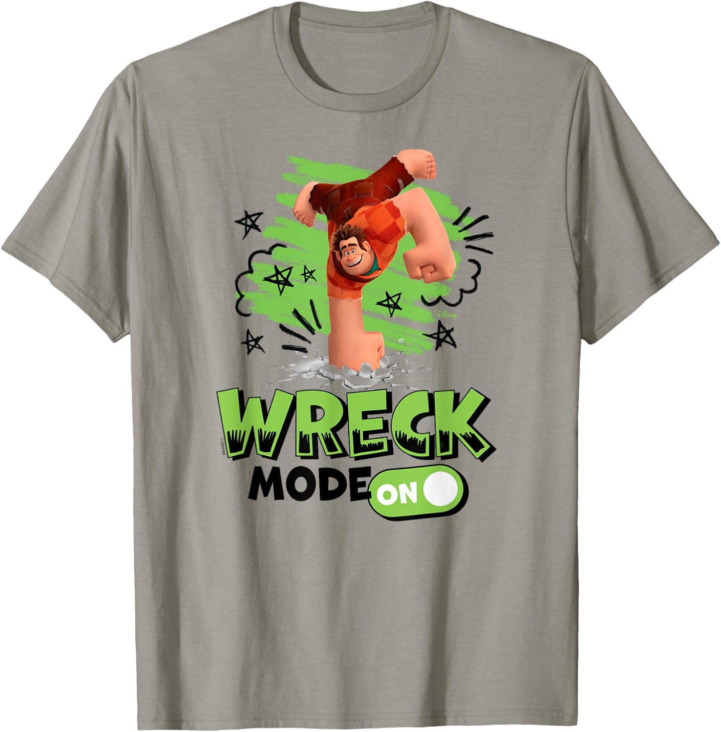 Wreck It Ralph - Wreck Mode On Punch T-Shirt - T-Shirt | Sand