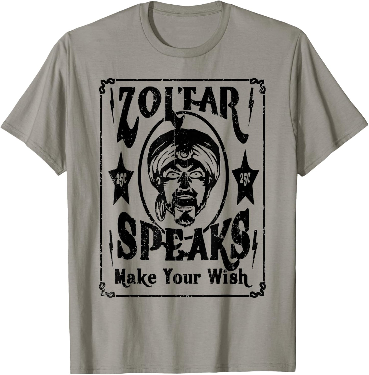 Vintage Zoltar Speaks Make Your Wish T-Shirt - T-Shirt | Sand