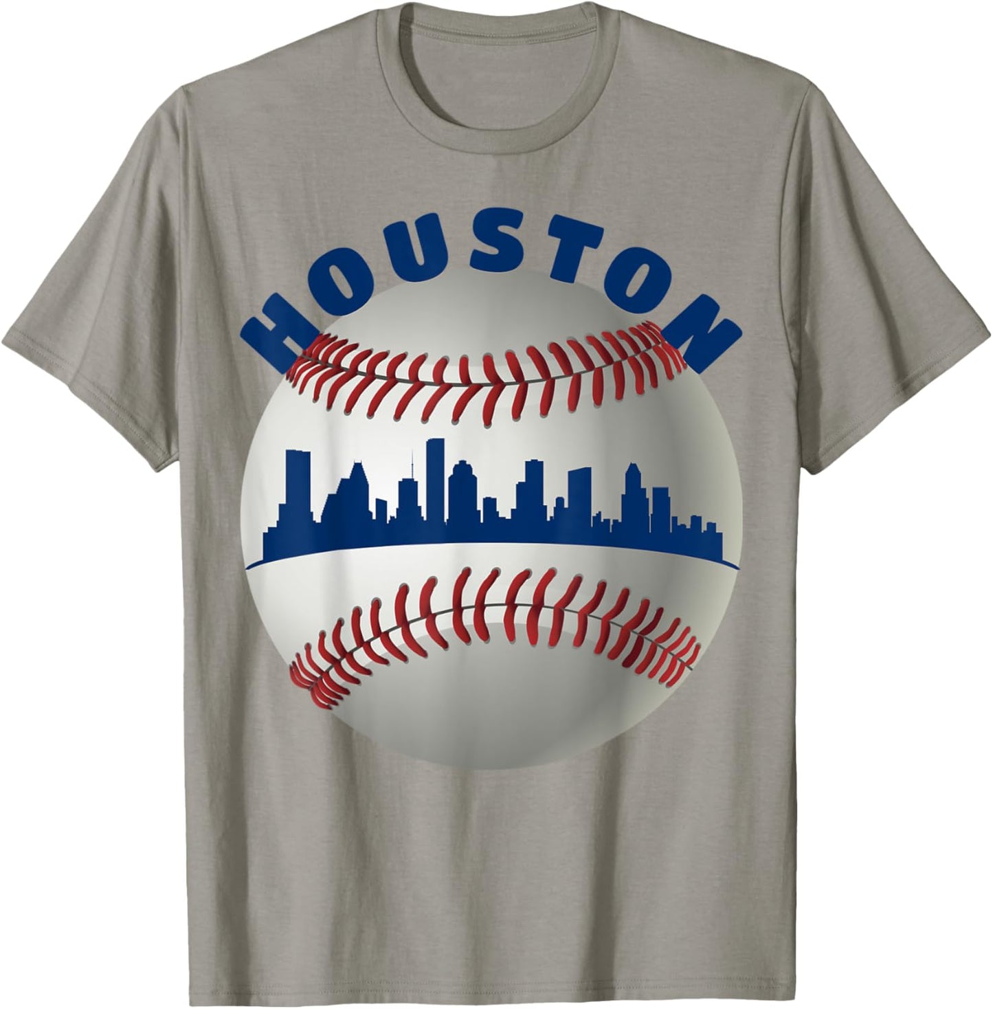 Houston Baseball Team: Fans of Space City Houston Baseball T-Shirt - T-Shirt | Sand