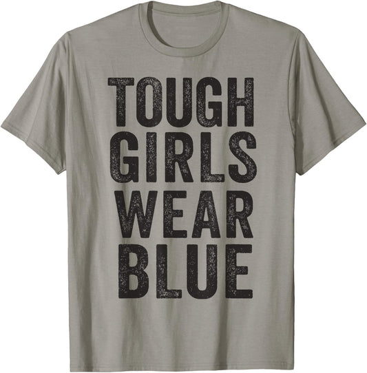 Tough Girls Wear Blue Diabetes Awareness November Women's T-Shirt - T-Shirt | Sand