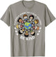 Kind Kids Earth Anti Bullying Unity Day Orange Boys Girls T-Shirt - T-Shirt | Sand