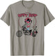 Betty Boop Cowgirl Biker Sitting Pose Outline T-Shirt - T-Shirt | Sand
