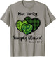 Not Lucky Simply Blessed Christian Shamrock St Patricks Day T-Shirt - T-Shirt | Sand