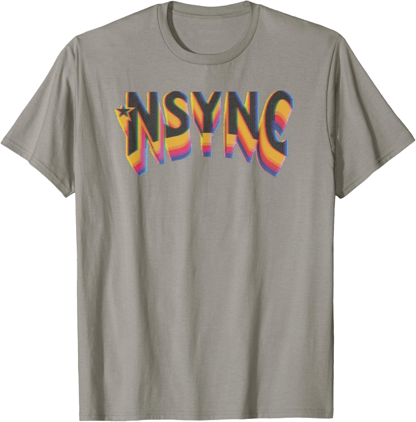NSYNC Official Rainbow Fade T-Shirt - T-Shirt | Sand