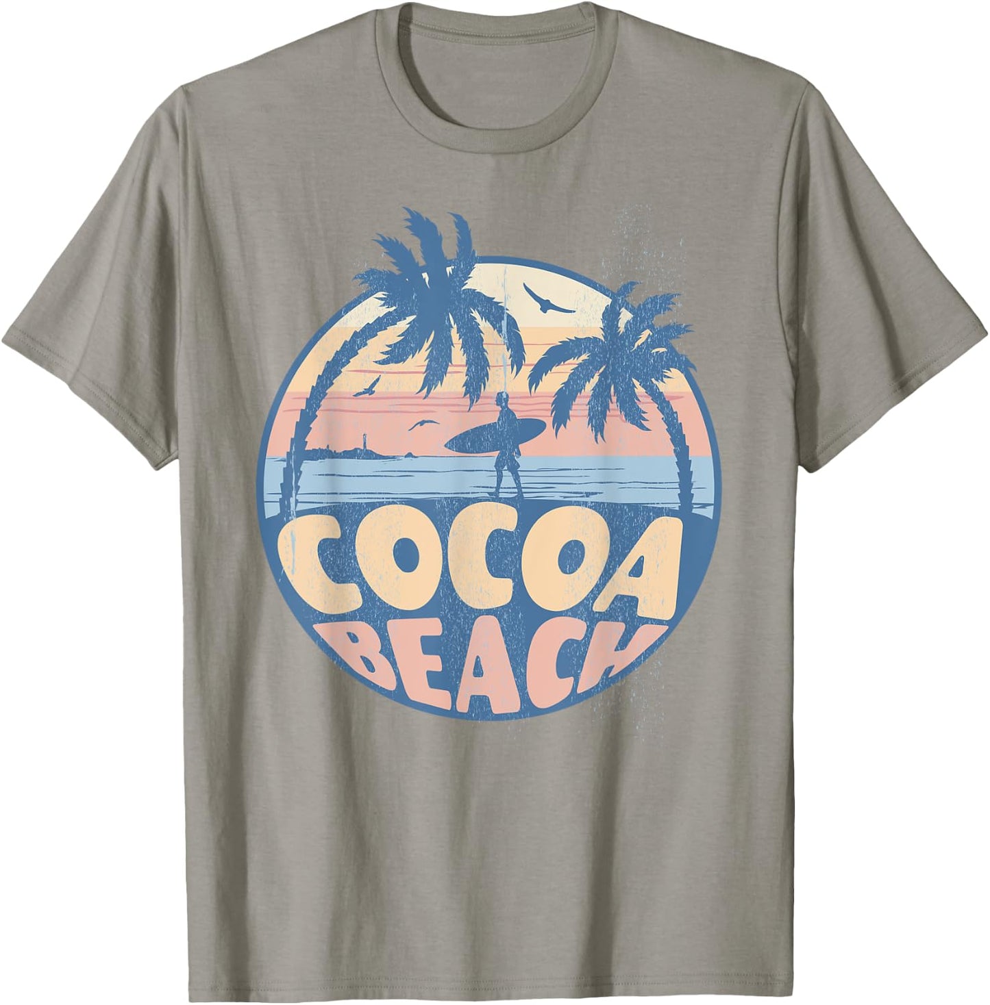 Cocoa Florida Beach Surf Summer Vacation Vintage T-Shirt - T-Shirt | Sand