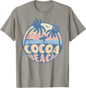 Cocoa Florida Beach Surf Summer Vacation Vintage T-Shirt - T-Shirt | Sand