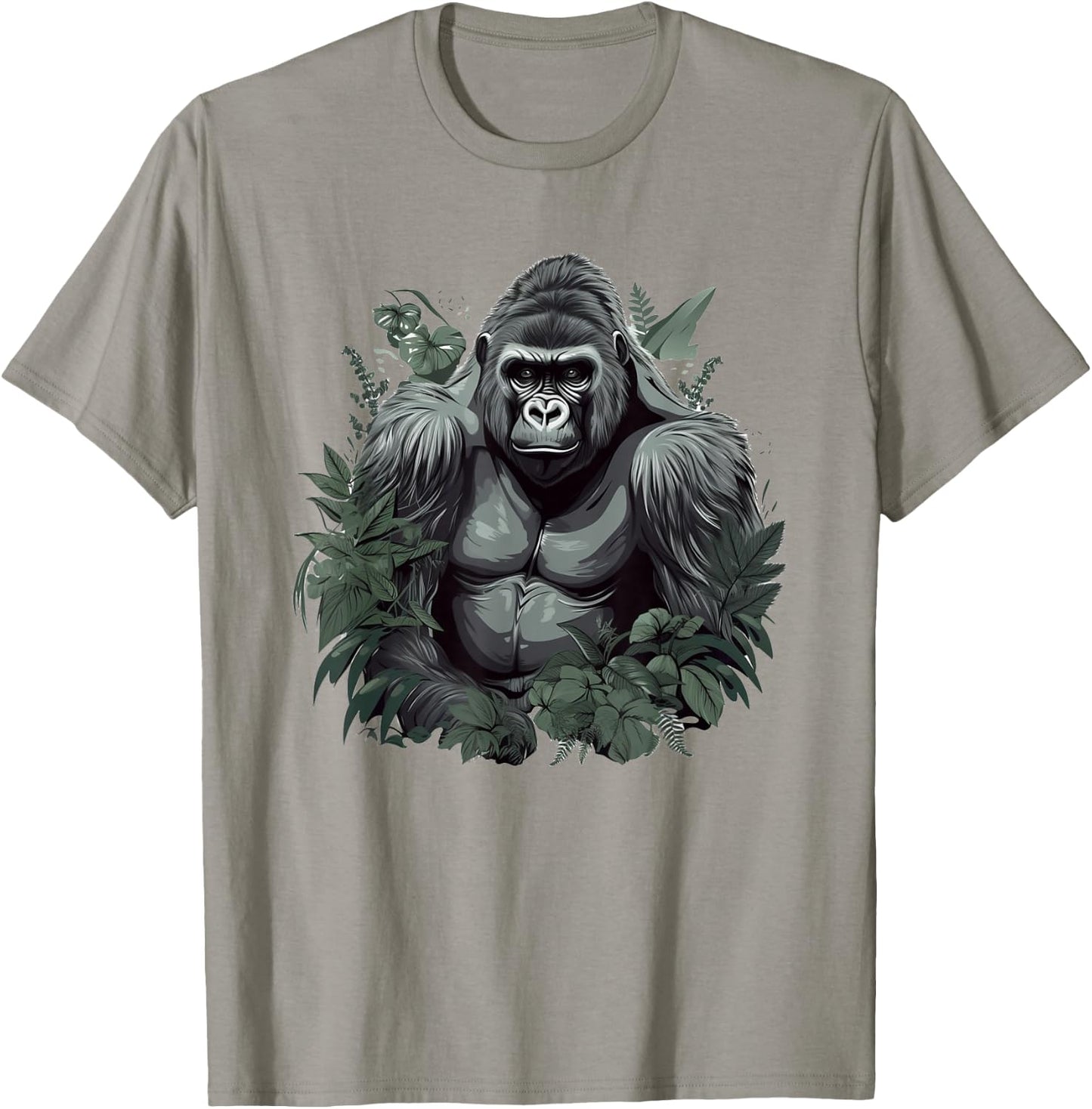 Gorilla Art Women Kids Primate Gorilla Lover T-Shirt - T-Shirt | Sand