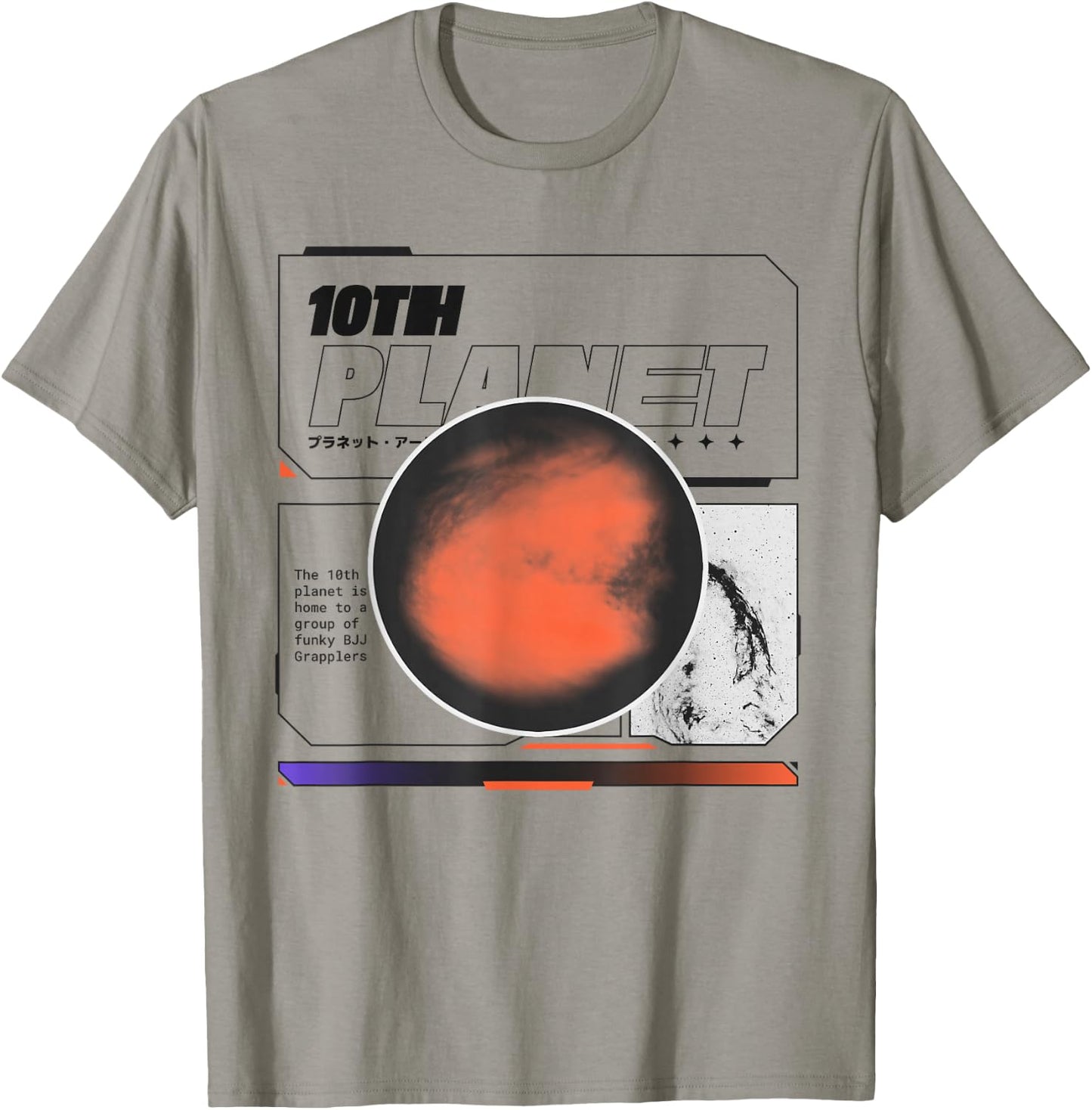 10th Planet, BJJ, Jiu-Jitsu, MMA, No-Gi, Grapple, Wrestling T-Shirt - T-Shirt | Sand