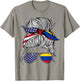 American Colombian Patriot Flag Women Girl Colombia Grown T-Shirt - T-Shirt | Sand