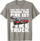 Twenty Trucks Fire Truck - -Adults, Kids - Red - Short Sleeve - Classic Fit - Cotton 60%, Polyester 40% T-Shirt - T-Shirt | Sand