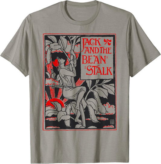 Vintage Jack and the Beanstalk Fairytale T-Shirt - T-Shirt | Sand