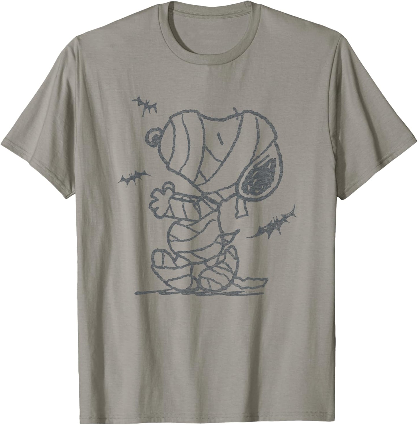 Peanuts - Snoopy Mummy And Bats T-Shirt - T-Shirt | Sand