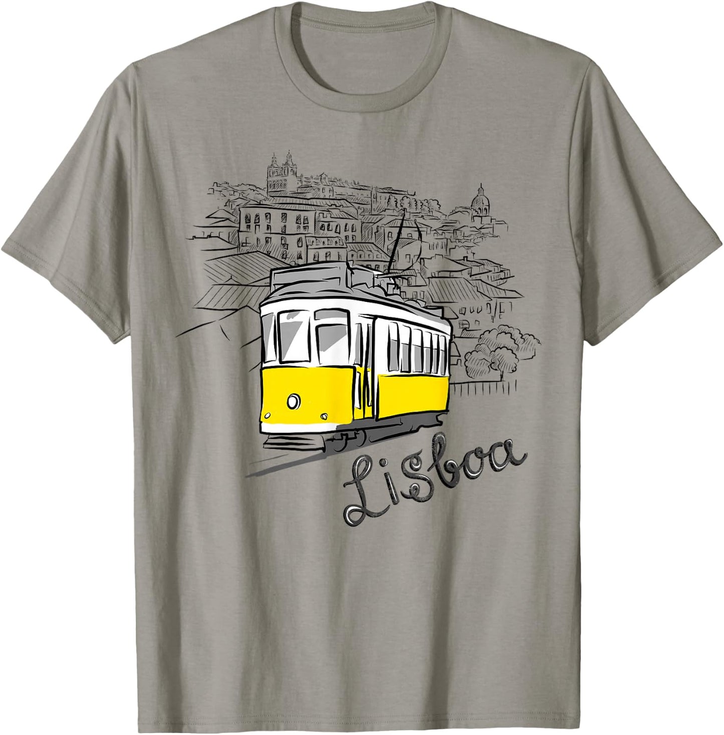 Travel Europe Portugal Lisbon Portuguese Vacation Souvenir T-Shirt - T-Shirt | Sand